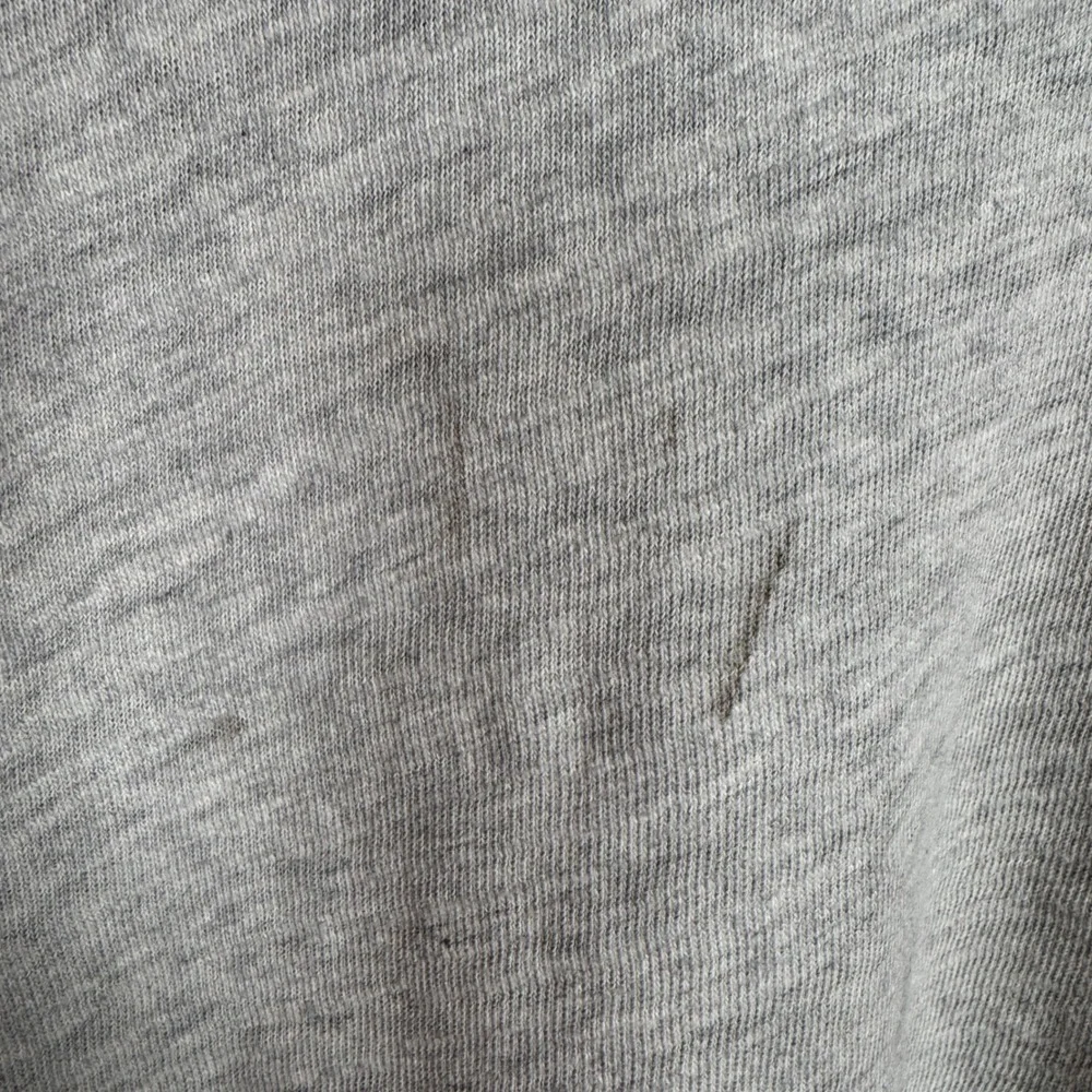Faherty Organic Cotton Crewneck Pullover Sweatshirt Cropped Grey‎ Size Medium